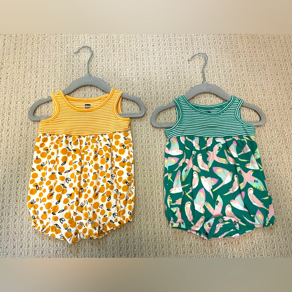 Tea Collection Summer Yellow Romper